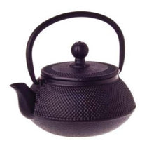 Load image into Gallery viewer, Teaology: Hobnail Cast Iron Teapot - Black (500ml) - D.Line