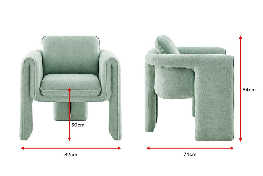 Brosa Imogen Armchair (Sage)