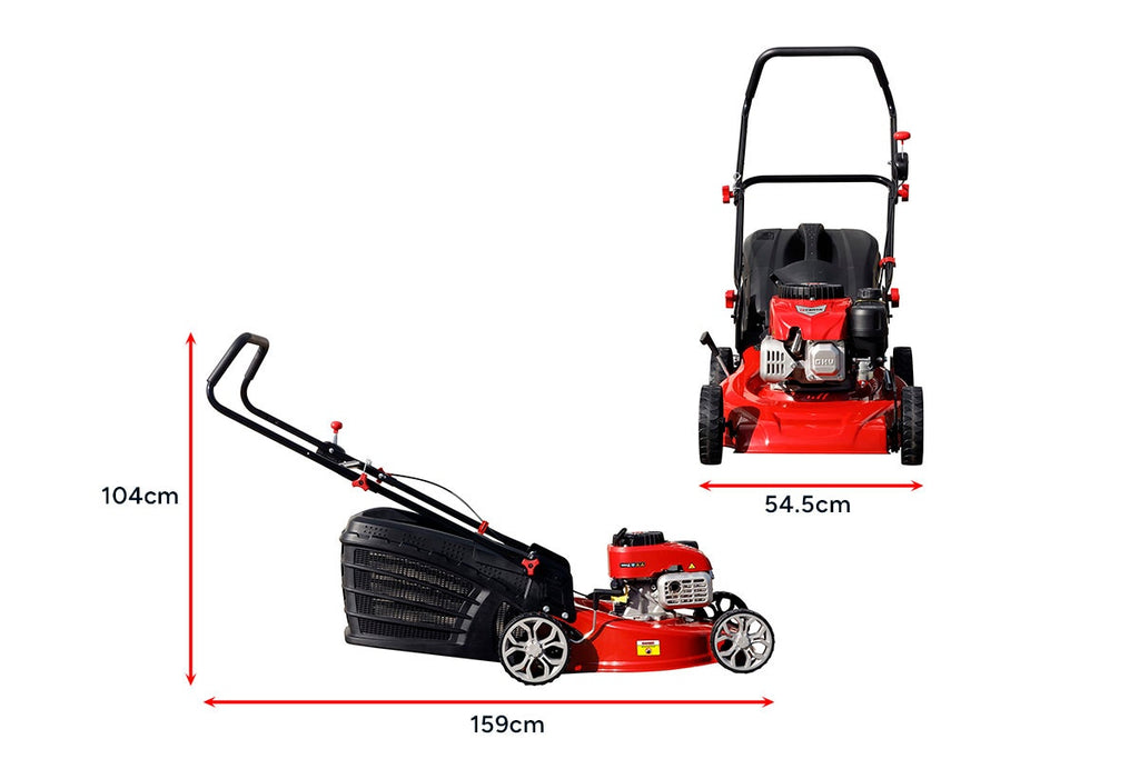 Certa Petrol Powered 18” 132cc 4 Stroke Lawn Mower
