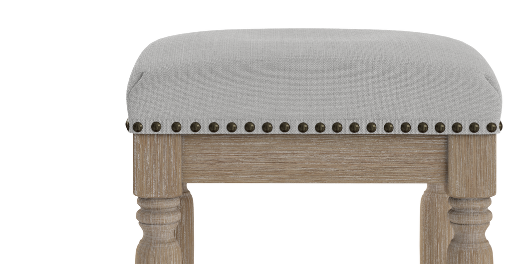 Set of 2 Brosa Clovis Counter Stools (Cloud Grey, 65cm)