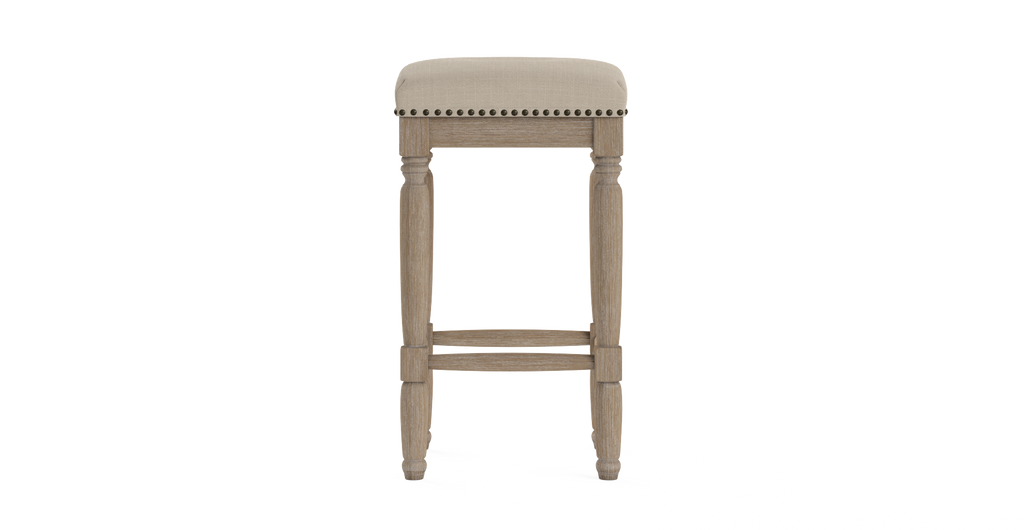 Set of 2 Brosa Clovis Counter Stools (French Beige, 65cm)