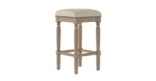 Load image into Gallery viewer, Set of 2 Brosa Clovis Counter Stools (French Beige, 65cm)