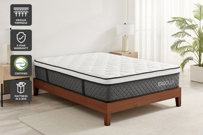 Ergolux Luxe Pocket Spring Mattress (King Single)