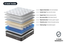 Load image into Gallery viewer, Ergolux Luxe Pocket Spring Mattress (Double)