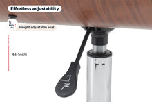 Load image into Gallery viewer, Ergolux Bentwood Office Chair (Black/Walnut)