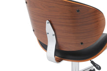Load image into Gallery viewer, Ergolux Bentwood Office Chair (Black/Walnut)