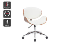 Load image into Gallery viewer, Ergolux Bentwood Office Chair (White/Walnut)
