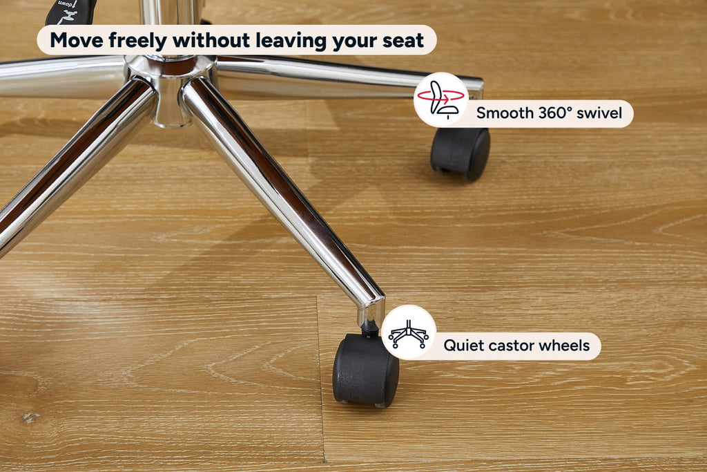 Ergolux Bentwood Office Chair (White/Walnut)