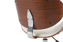 Load image into Gallery viewer, Ergolux Bentwood Office Chair (White/Walnut)