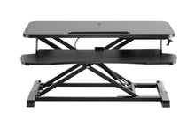 Load image into Gallery viewer, Ergolux Pro Height Adjustable Sit Stand Desk Riser 80cm (Black)