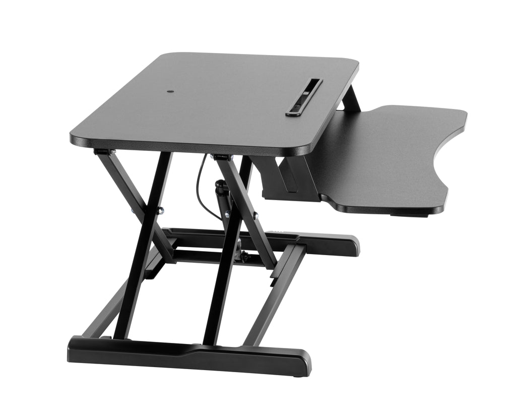 Ergolux Pro Height Adjustable Sit Stand Desk Riser 80cm (Black)