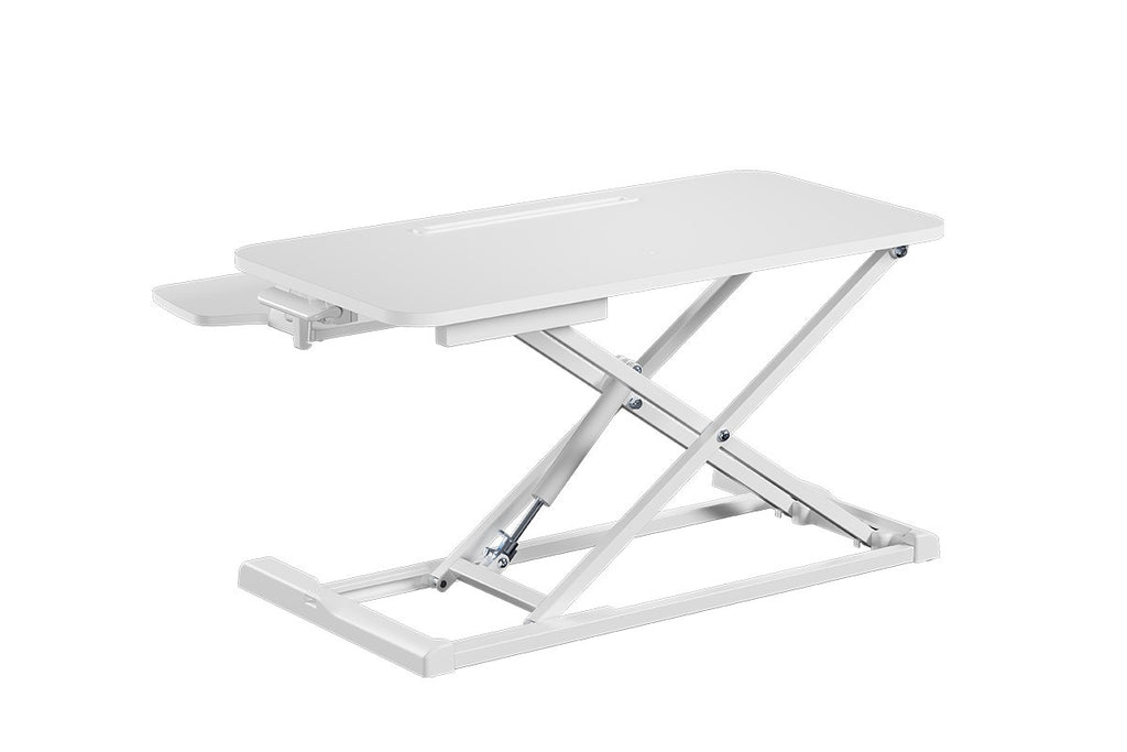 Ergolux Pro Height Adjustable Sit Stand Desk Riser 80cm (White)