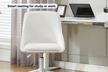 Load image into Gallery viewer, Ergolux Daisy Linen Office Chair (Beige/White)