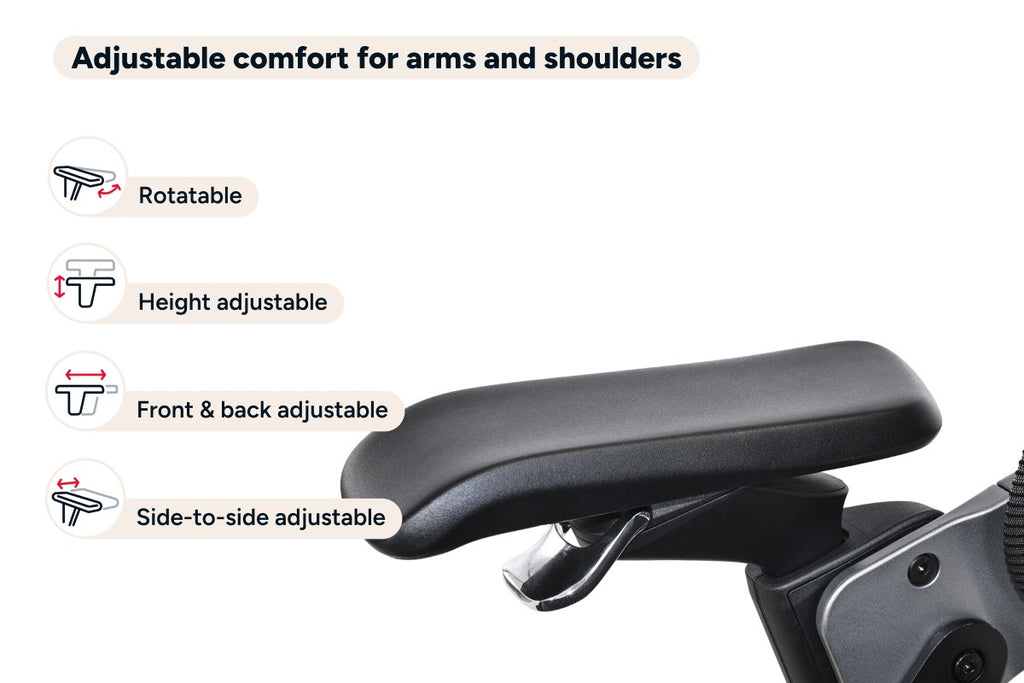 Ergolux Elite Ergonomic Mesh Office Chair with Footrest (Black)