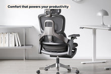 Load image into Gallery viewer, Ergolux Elite Ergonomic Mesh Office Chair with Footrest (Black)