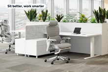 Load image into Gallery viewer, Ergolux Elite Ergonomic Mesh Office Chair with Footrest (Grey)