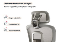Load image into Gallery viewer, Ergolux Elite Ergonomic Mesh Office Chair with Footrest (Grey)