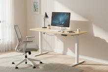 Load image into Gallery viewer, Ergolux Electric Standing Desk 120 x 60cm (Oak/White)