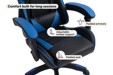 Load image into Gallery viewer, Ergolux Hyper Gaming Office Chair (Black/Blue)