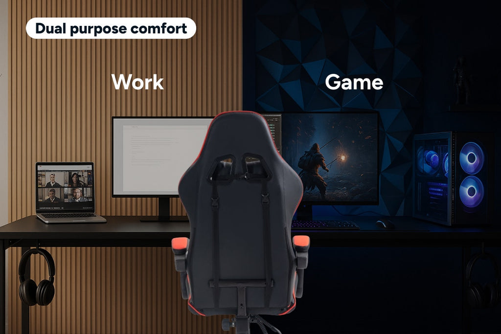 Ergolux Hyper Gaming Office Chair (Black/Red)