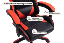 Load image into Gallery viewer, Ergolux Hyper Gaming Office Chair (Black/Red)