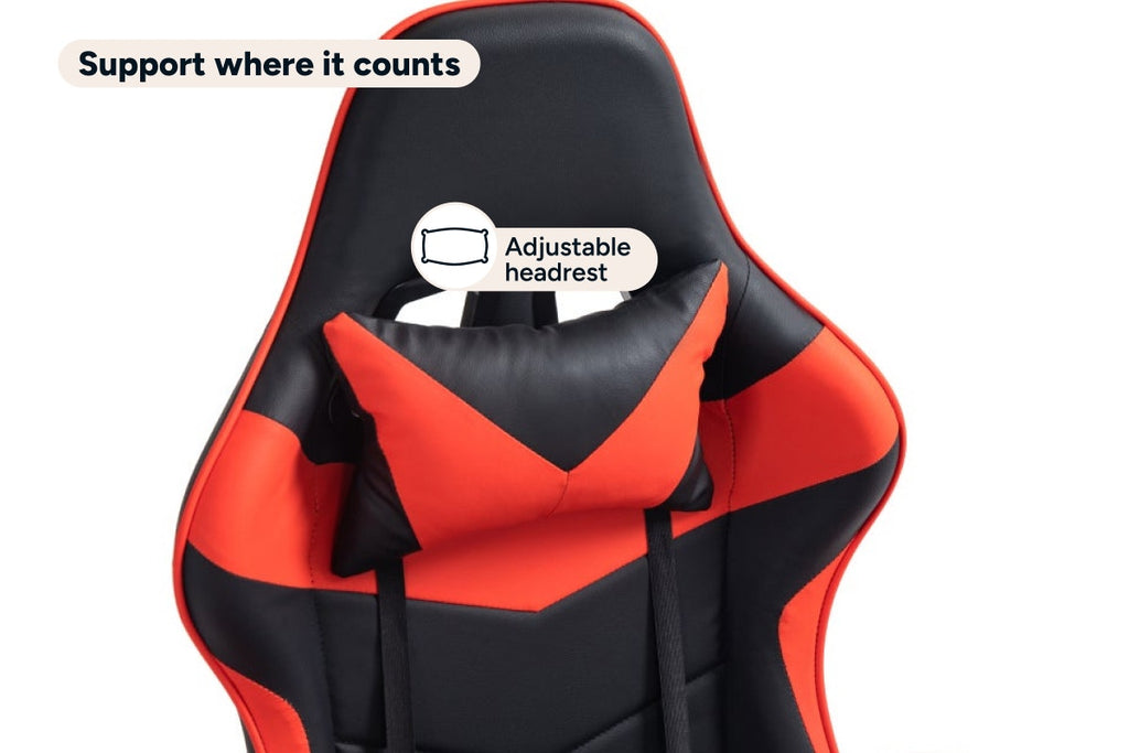 Ergolux Hyper Gaming Office Chair (Black/Red)