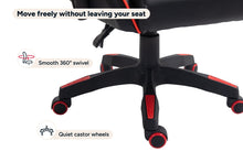 Load image into Gallery viewer, Ergolux Hyper Gaming Office Chair (Black/Red)