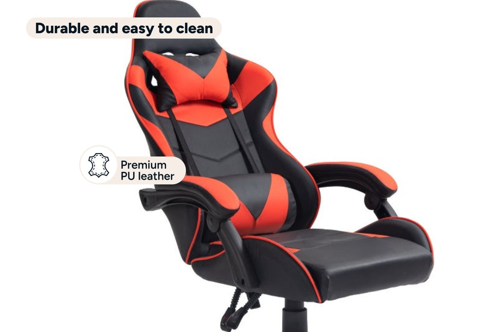 Ergolux Hyper Gaming Office Chair (Black/Red)
