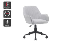 Load image into Gallery viewer, Ergolux Milly Fabric Office Chair (Grey/Black)
