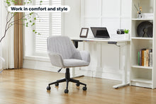 Load image into Gallery viewer, Ergolux Milly Fabric Office Chair (Grey/Black)