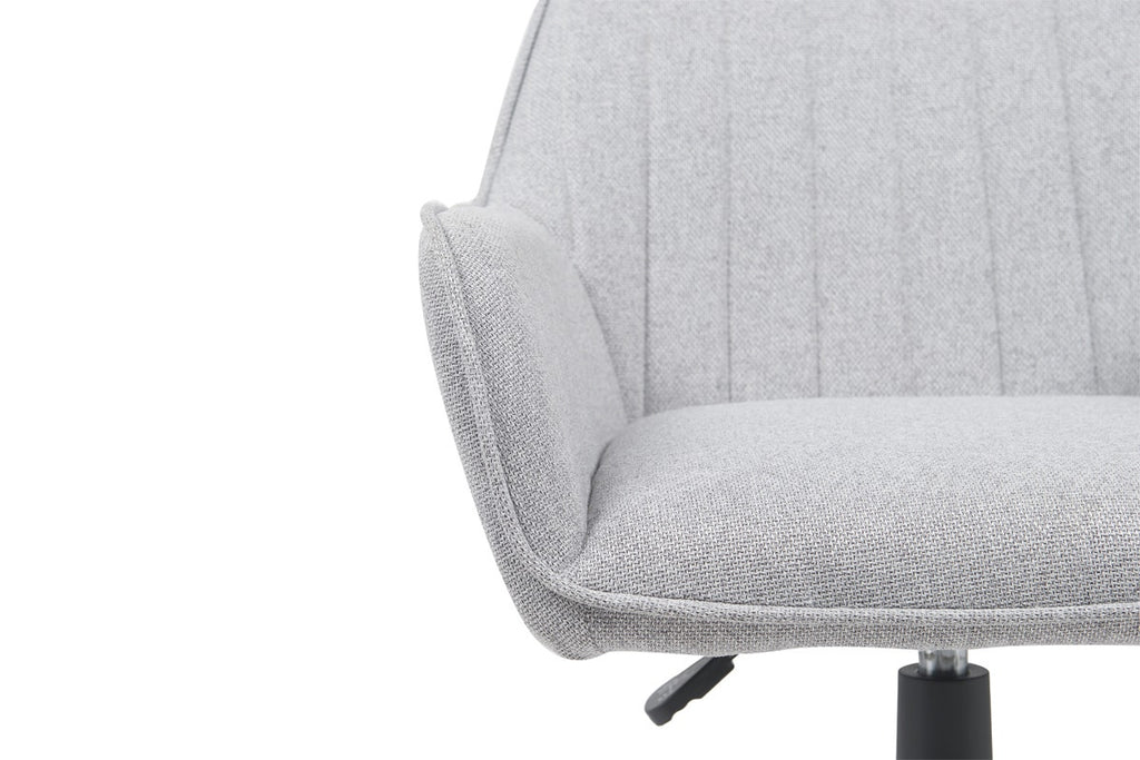 Ergolux Milly Fabric Office Chair (Grey/Black)