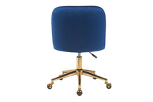 Load image into Gallery viewer, Ergolux Monty Velvet Office Chair (Navy)