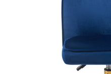 Load image into Gallery viewer, Ergolux Monty Velvet Office Chair (Navy)