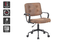 Load image into Gallery viewer, Ergolux Retro Office Chair (Tan)