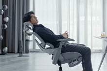 Load image into Gallery viewer, Ergolux Elite Ergonomic Mesh Office Chair with Footrest (Grey)