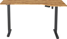 Load image into Gallery viewer, Fraser Country: 2 Stage Electric Height Adjustable Desk - Black/Rustic