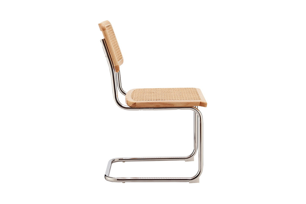 Set of 2 Matt Blatt Marcel Breuer Cesca Dining Chairs Replica (Natural/Rattan)