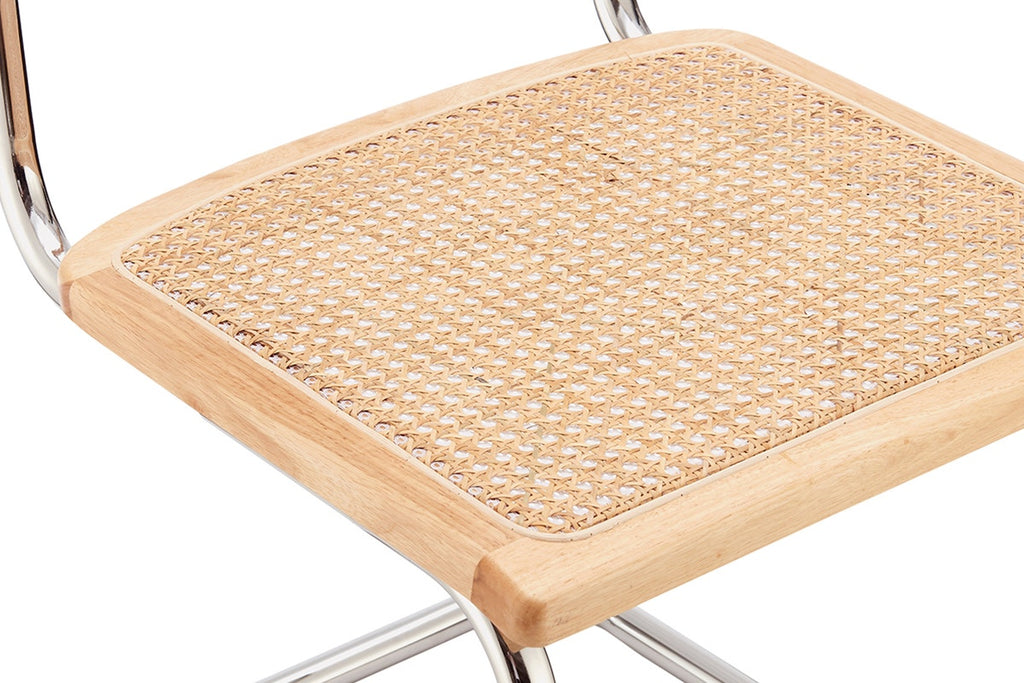 Set of 2 Matt Blatt Marcel Breuer Cesca Dining Chairs Replica (Natural/Rattan)