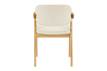 Load image into Gallery viewer, Set of 2 Matt Blatt Kai Replica Danish Dining Chairs (Cream PU/Ash)
