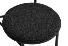 Load image into Gallery viewer, Set of 2 Brosa Lancel Dining Chairs (Pebbled Black Boucle)