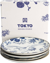 Load image into Gallery viewer, Tokyo Design Studio: Flora Japonica Plate Gift Set - Mixed (4 Piece Set - 16cm)