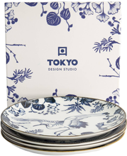 Load image into Gallery viewer, Tokyo Design Studio: Flora Japonica Plate Gift Set - Mixed (4 Piece Set - 20cm)