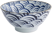 Load image into Gallery viewer, Tokyo Design Studio: Natsu Nami Mixed Bowl - Blue (18x9.5cm)