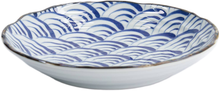 Load image into Gallery viewer, Tokyo Design Studio: Natsu Nami Plate - Blue (22cm)