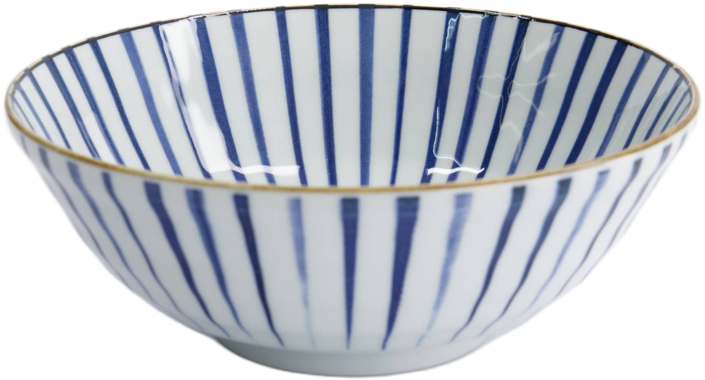 Tokyo Design Studio: Natsu Tokusa Ramen Bowl - Blue (21x8cm)