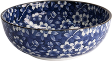 Load image into Gallery viewer, Tokyo Design Studio: Tokyo Blue Sakura Mixed Bowl - Blue (20x7cm)