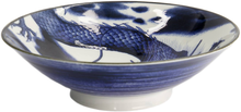 Load image into Gallery viewer, Tokyo Design Studio: Japonism Menbachi Bowl - Blue Dragon (25x7cm)