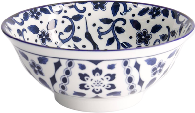 Tokyo Design Studio: Tokyo Blue Maizuru Ramen Bowl - Blue (21x8.5cm)