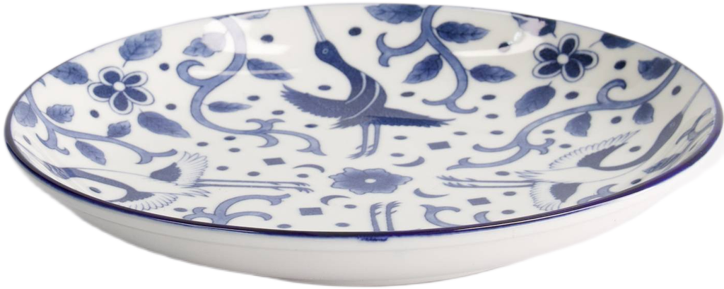 Tokyo Design Studio: Tokyo Blue Maizuru Round Plate - Blue (21cm)
