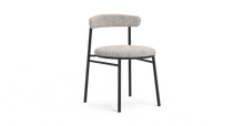 Load image into Gallery viewer, Set of 2 Brosa Lancel Dining Chairs (Pebbled Sand Boucle)